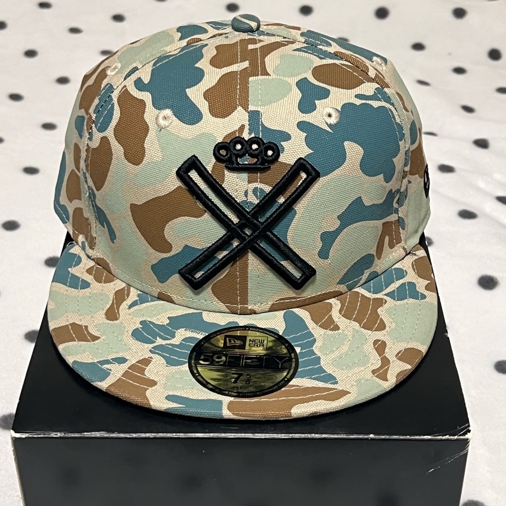 New Era x 10 DEEP Canvas Duck Camo 5950 Fitted Hat